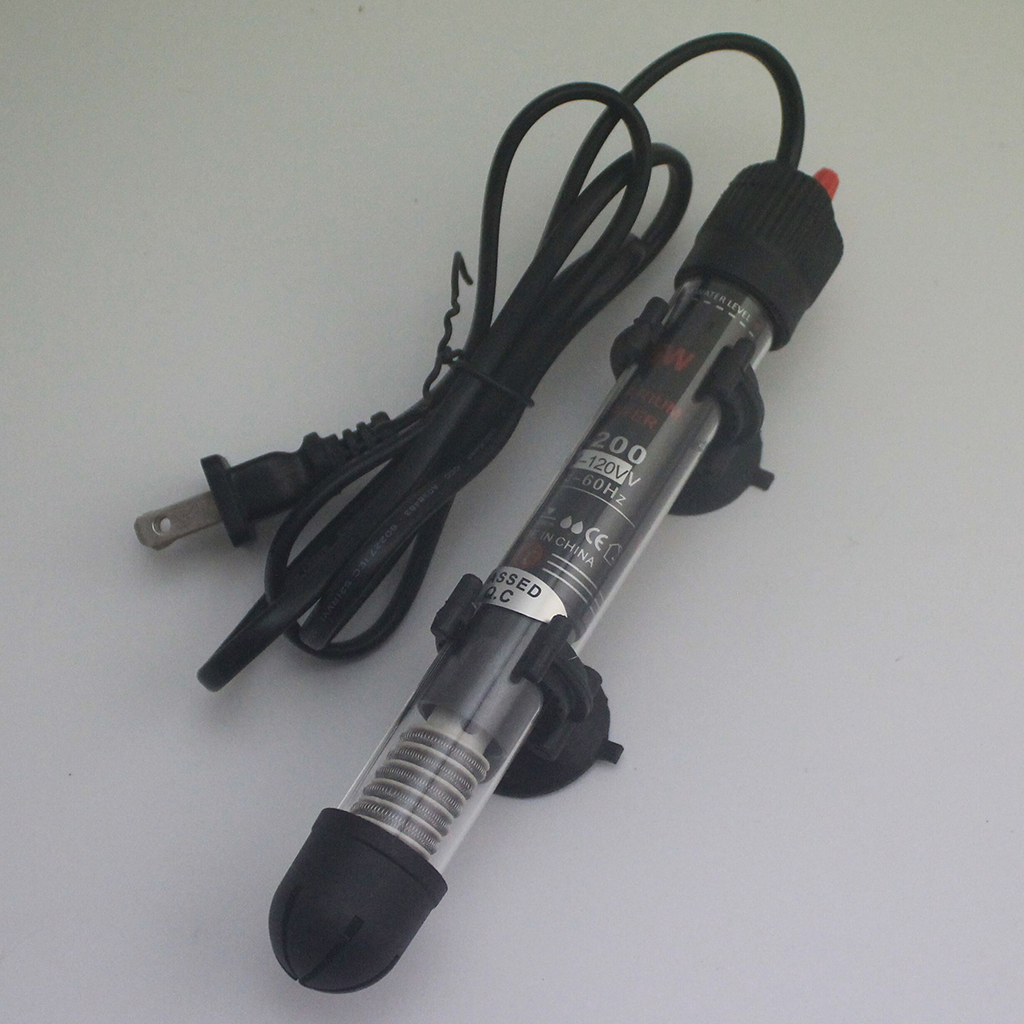 Fresh Salt Water Aquarium Submersible Heater 110V US Plug 25 50 100 200 300W