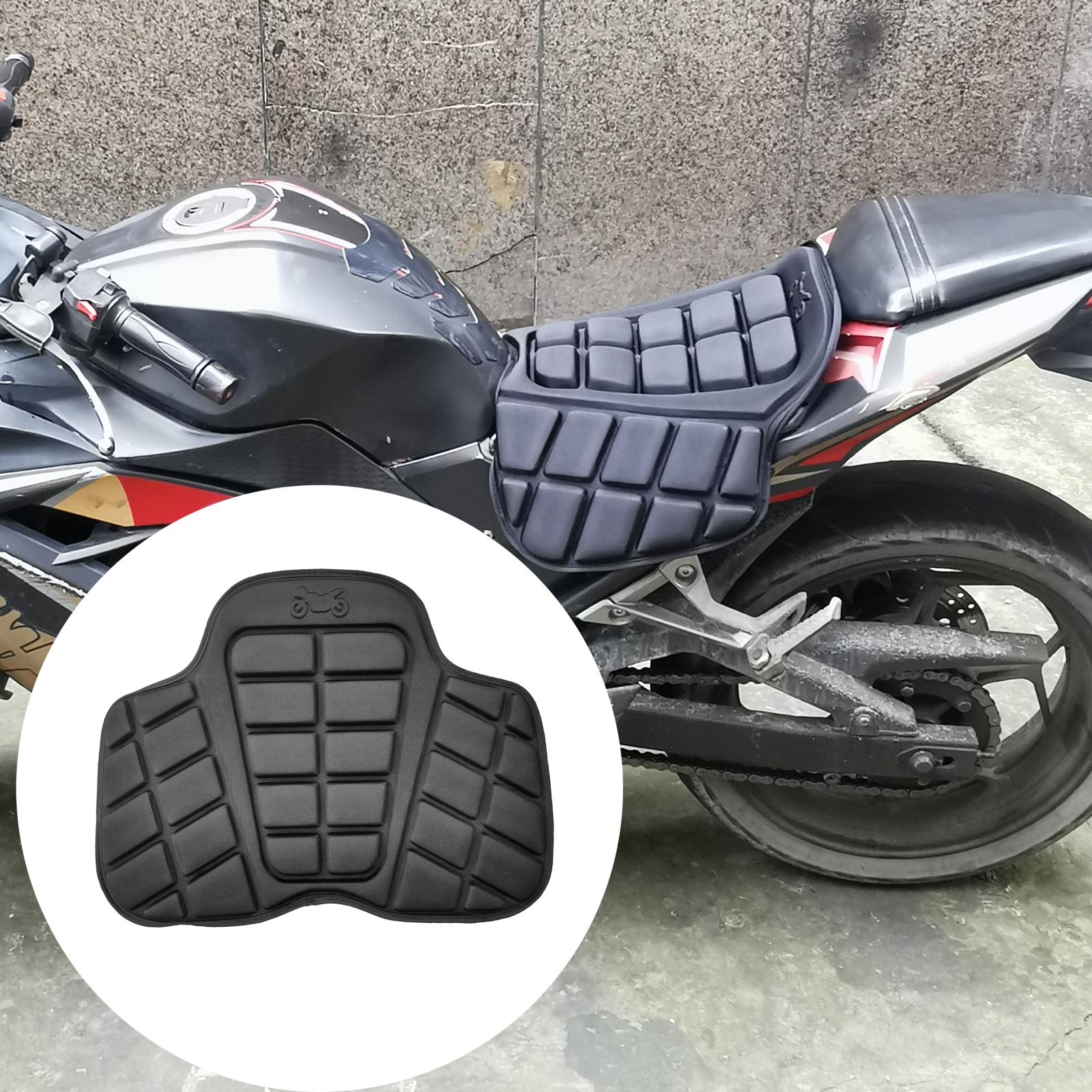 Air pad Motorcycle Adjustable Seat Cushion Ride Cooling Down Seat Pad Anti-skid Motorcycle Seat Cushion Saddle Sheepskin Cover