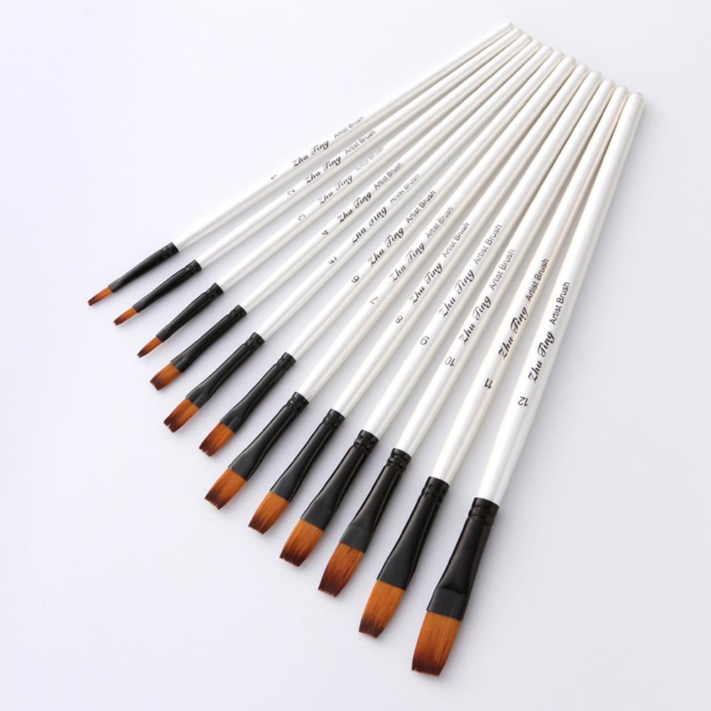 Stylo Applicateur Peinture à Ligne Fine - Pour Retouches, Art, Calligraphie - Avec Outil De Nettoyage - Design Rétro En Aluminium