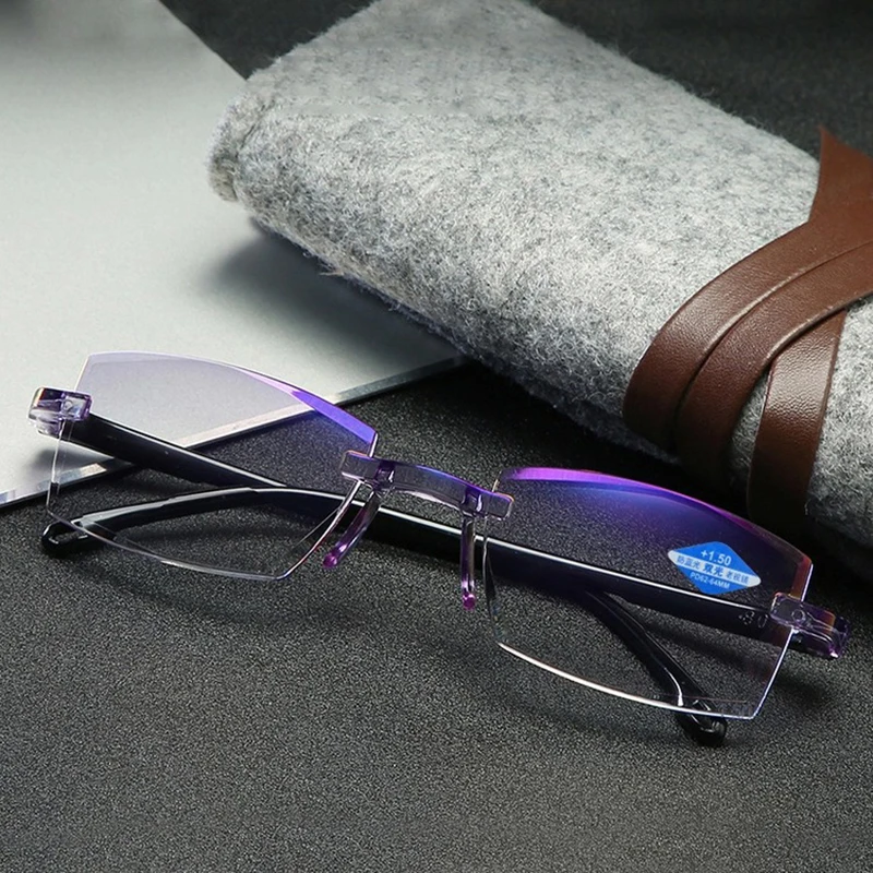 blue light reading glasses Sapphire High Hardness Anti-Blue Progressive Far And Near Dual-Use Reading Glasses For Men Women T blue light blockers