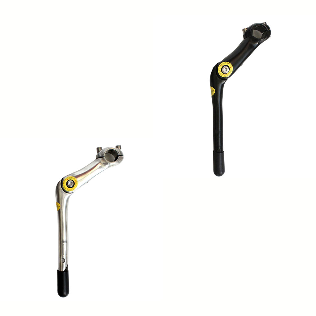 Adjustable Angle Bicycle Handlebar Stem Riser Aluminum Alloy Front Fork Stem Adapter 25.4/22.2mm 180mm MTB Bikes Replacement