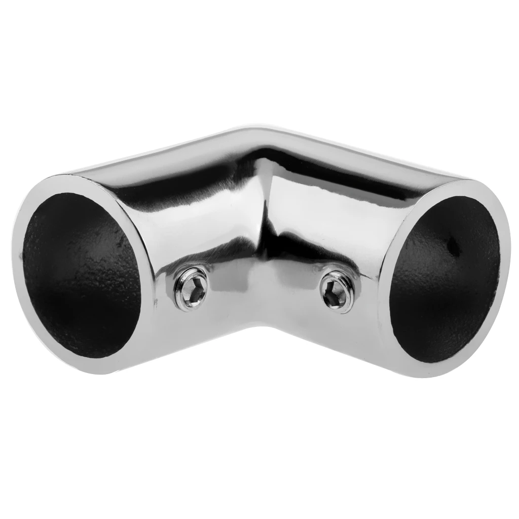 Durable Marine Boat Hand Rail Fittings 90 Degree Elbow -7/8` Tubing 316 Stainless Steel for Fishing Kayaking Canoeing Accessory
