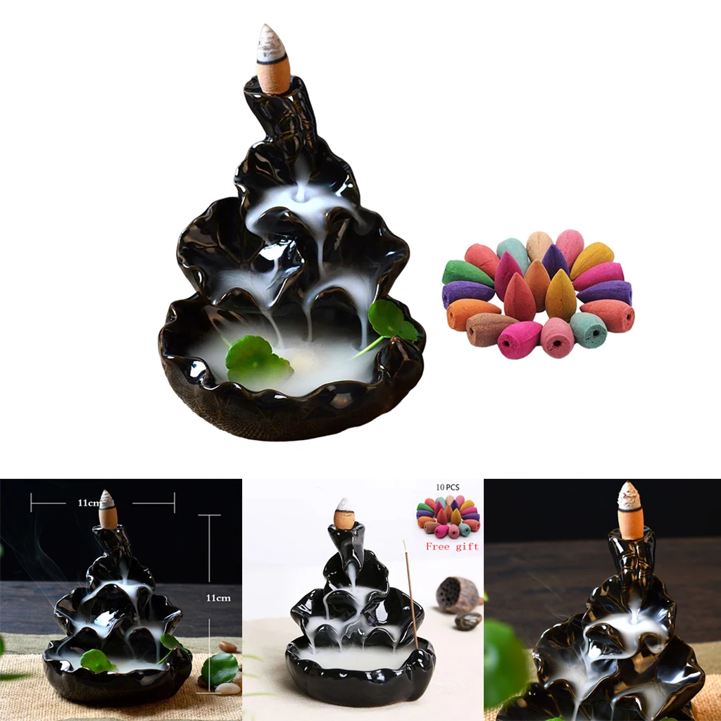 Creative Incense Burner Artist Buddhist Censer Holder Teahouse Ornaments Decor