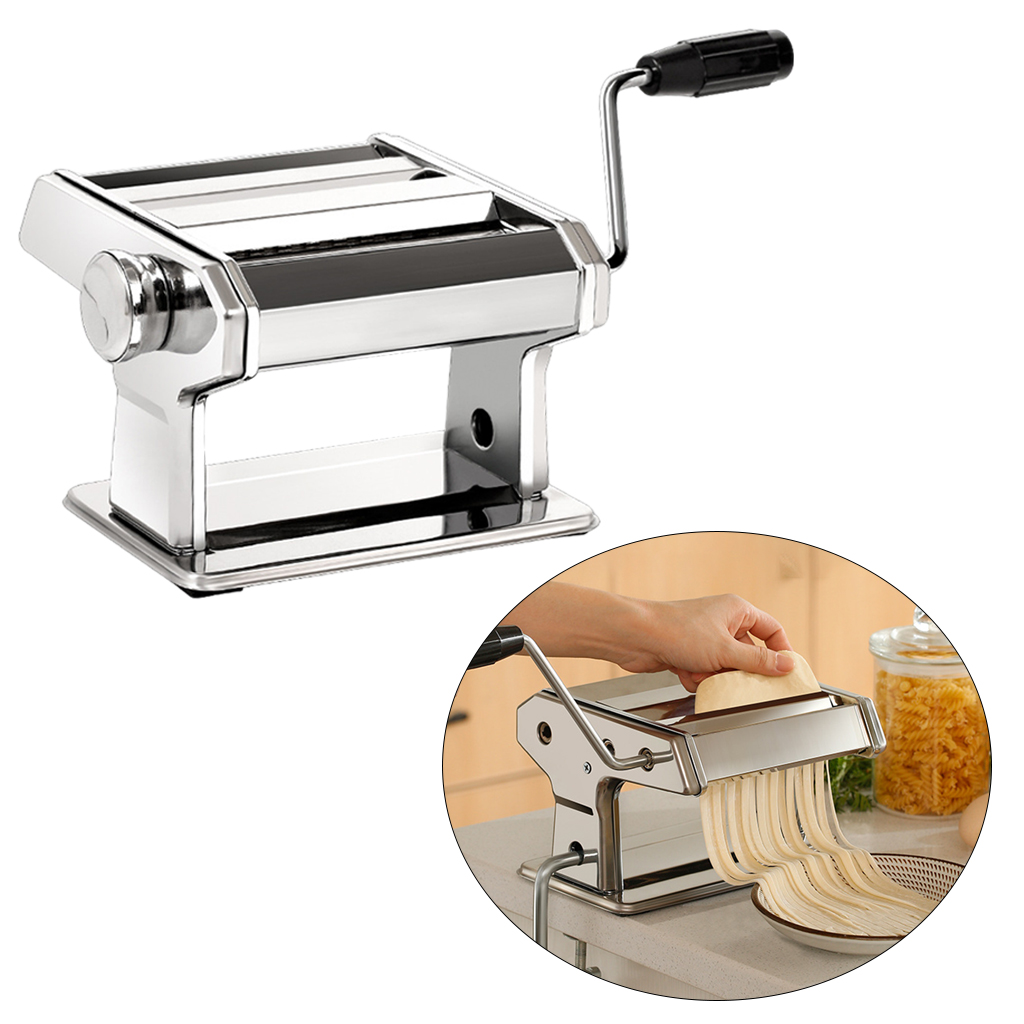 Manual Noodle Press Machine Hand Crank Pasta Maker Rolling Machine