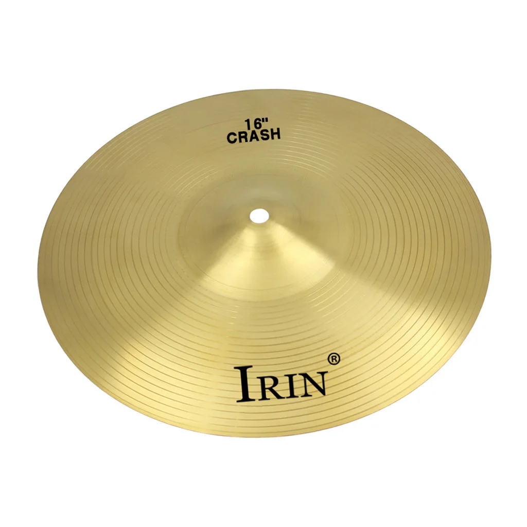 16 Inch Brass Crash Ride Cymbal Hi Hat Cymbals for Drum Percussion Musical Instrument Set 400 x 400 x 30mm