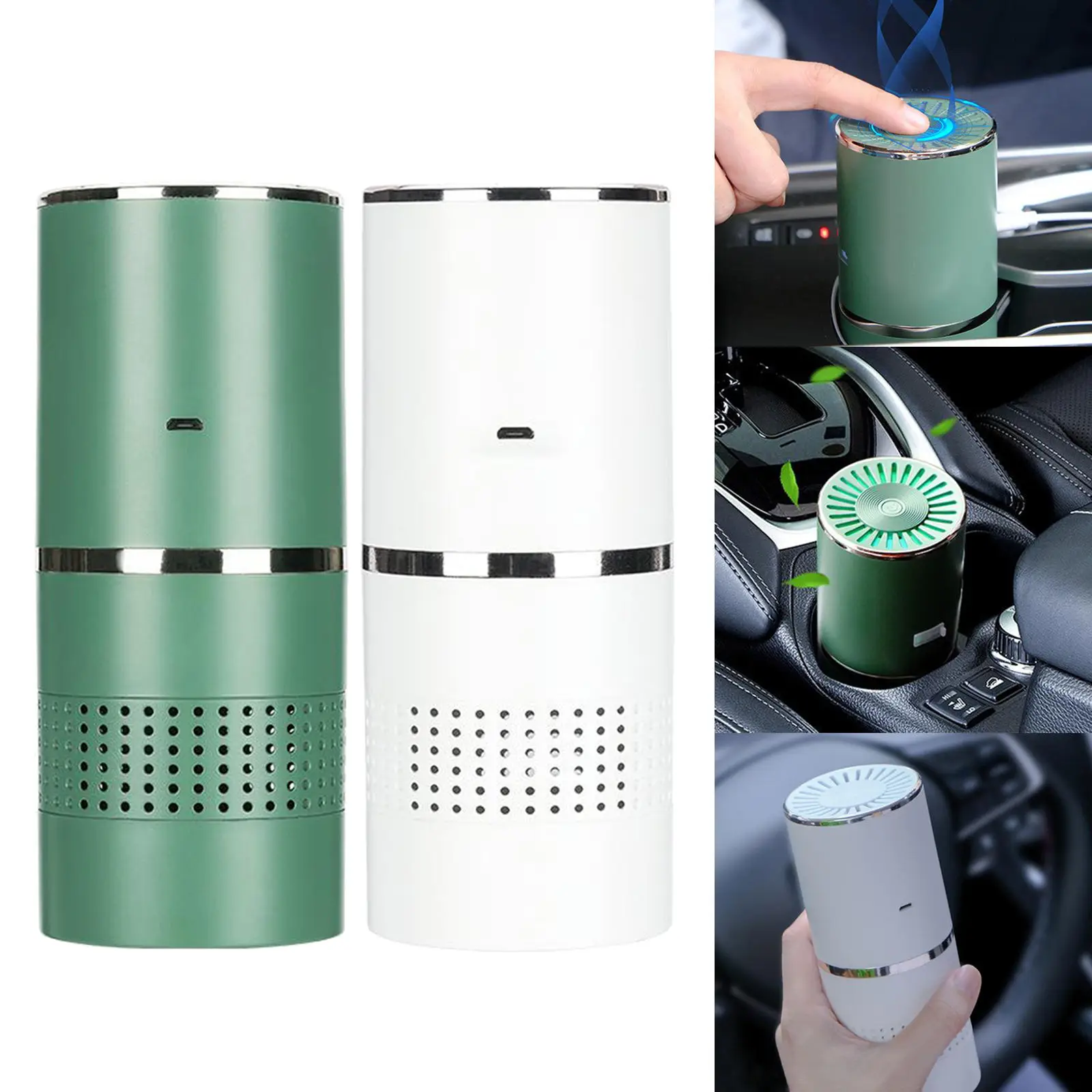 Car Air Purifier Portable Air Cleaner Purifier Remove Dust for Home Reduce Odor from Mold Smoke Pollen