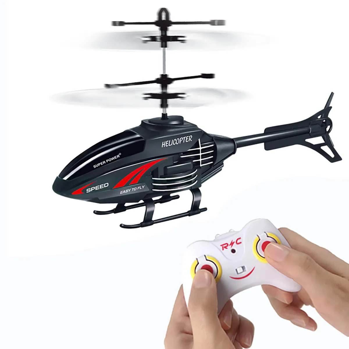 R/C ELECTRIC FLYING BALL HELICOPTER REMOTE CONTROL LED LIGHTS TOYS KIDS GIFT NEW 