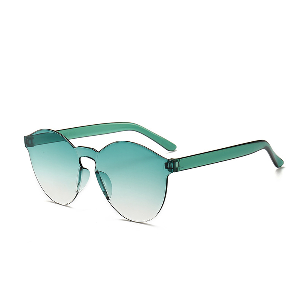 MUSELIFE Einteilige rahmenlose Sonnenbrille Damen Großhandel Mode Farbsonnenbrille Bonbonfarbene Brille Top Trendige Brillen – Detail 8