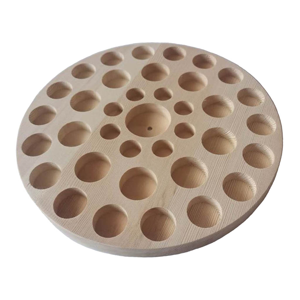 Wooden Essential Oil Displaying Rack Organizer37Slot 10/15/30/100ml Stand Holder