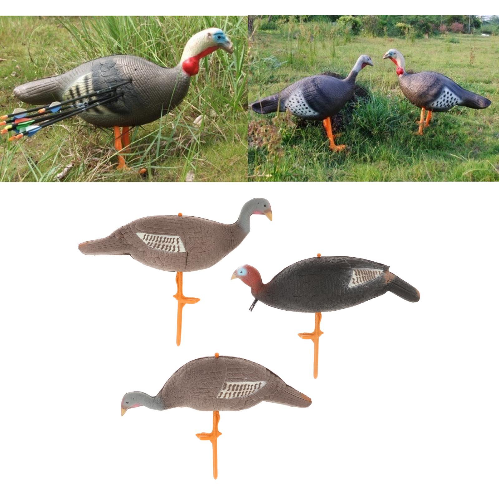 Pond Outdoor Inflated Mallard Turkey Decoy Hunting Hunting Bait Lure Animals Turkey Decoys Camping Decor Ornament