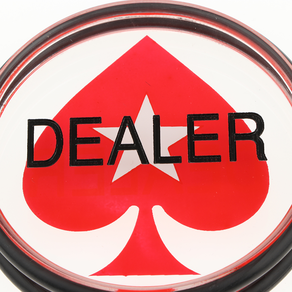 Double-Sided Texas Hold'em Dealer Button - Casino Grade 3 Inch Diameter 100g