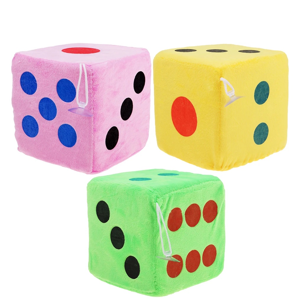 1x Sponge Dice Dot Dice Playing Dice for Math Teaching Vent Toy Soft Toys