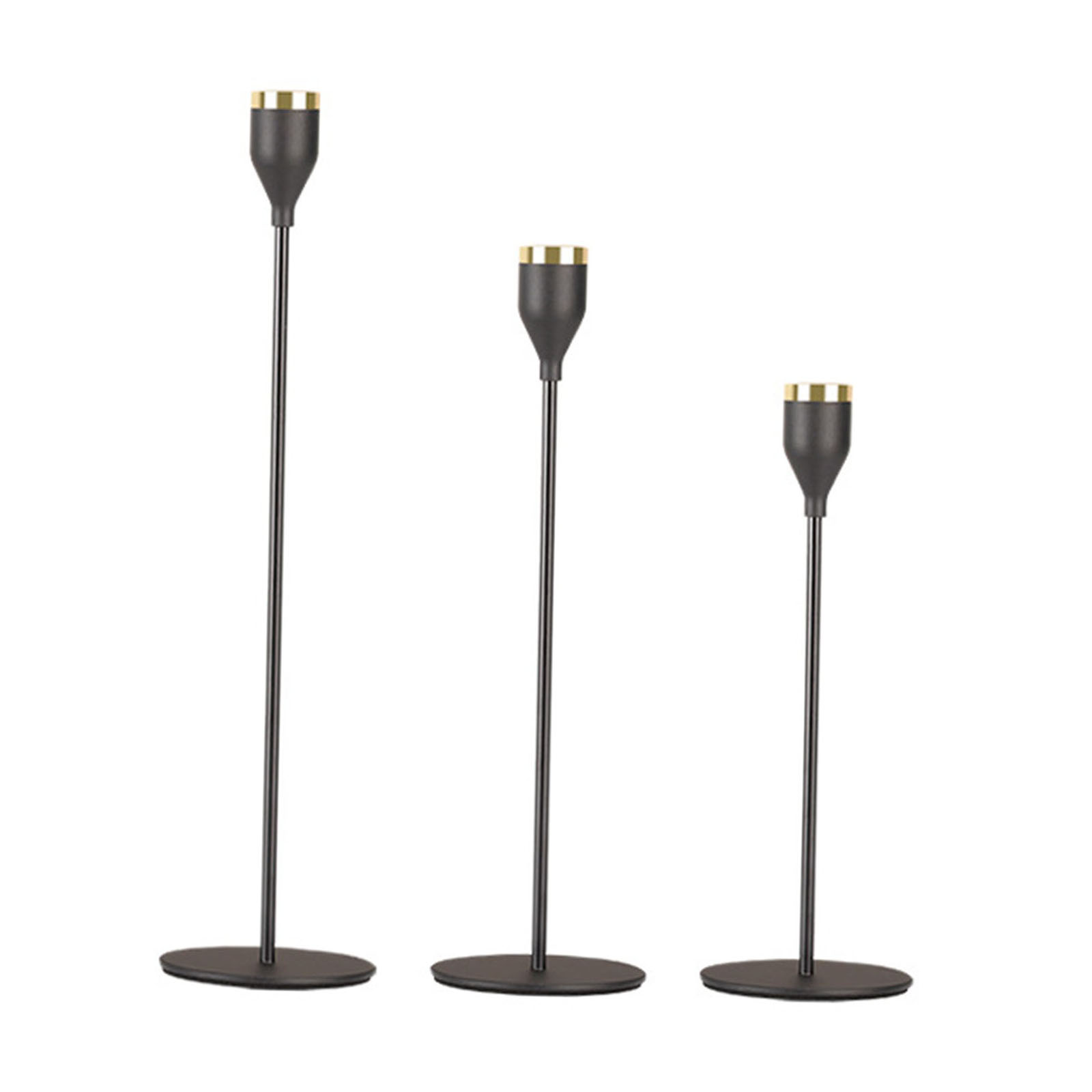 Metal Candle Holder Candlestick Tabletop Taper Candle Stand Wedding Decoration Candelabra Home Decor Table Candelabrum