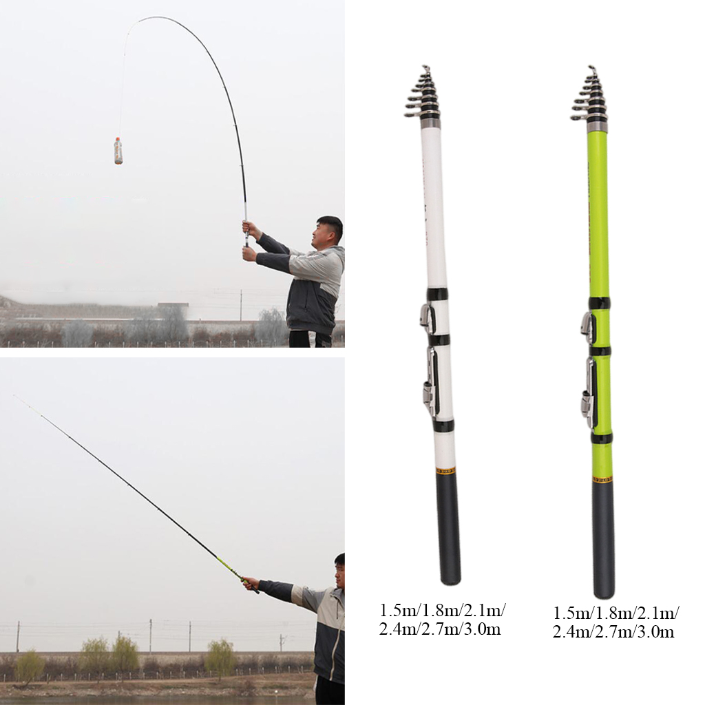 Mini Telescopic Fishing Rod Portable Carbon Fiber River Shrimp Carp Fishing Pole Winter Fishing Rod Tackle