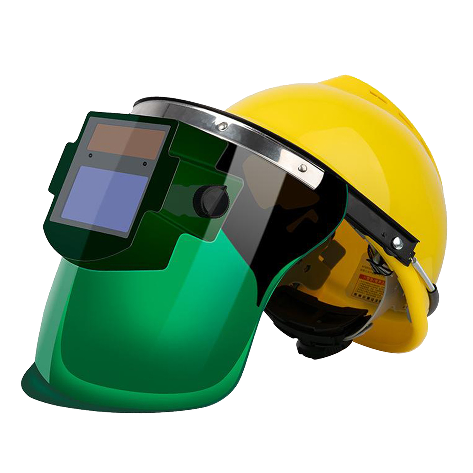 Auto Darkening Welding Helmet, 1/1/1/2 Solar Powered   Hood, Wide Shade Range 4/9-13 for Grinding ARC MIG TIG Welding