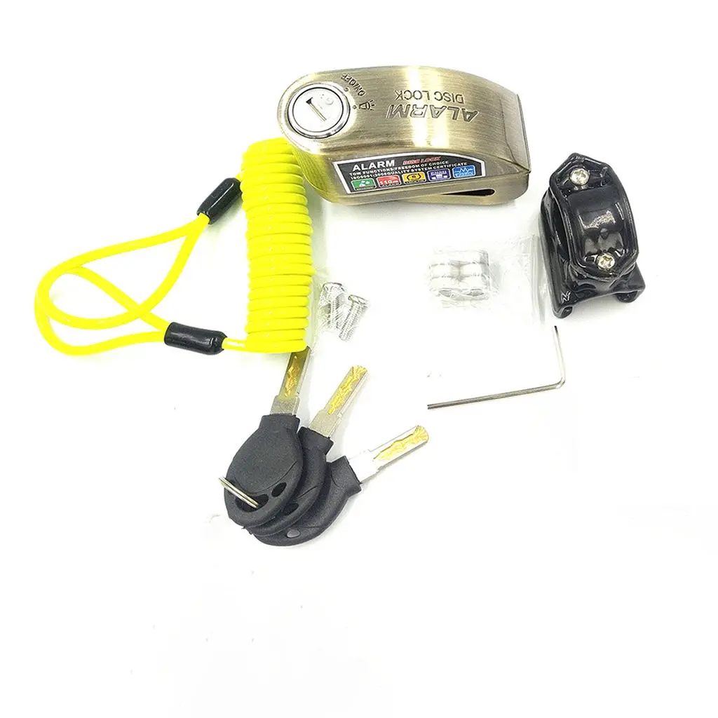 Disc Brake Lock ,Motorcycle Alarm ,Cruiser-Motorcycles ,for Motorcycle Bicycle Security Alarm Gift,