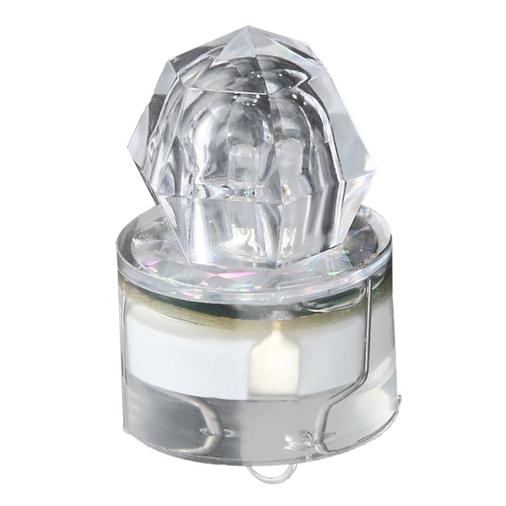 Fishing Lure Light Deep Drop Underwater Squid Strobe Water-Triggered Design Highly Sealed Diamond Flashing LED Fish Tank Decor