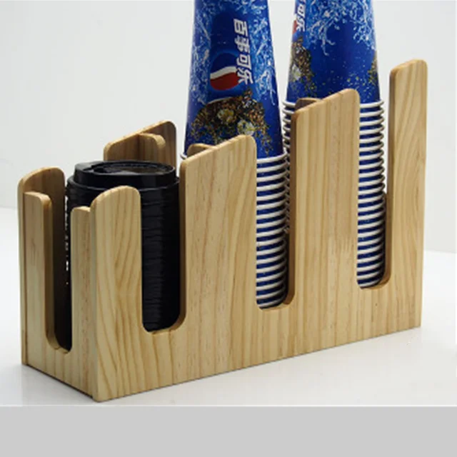 1 pièce Bambou Coupe Stockage Créatif En Forme D'arbre Porte-gobelet Pour  Cuisine, Mode en ligne