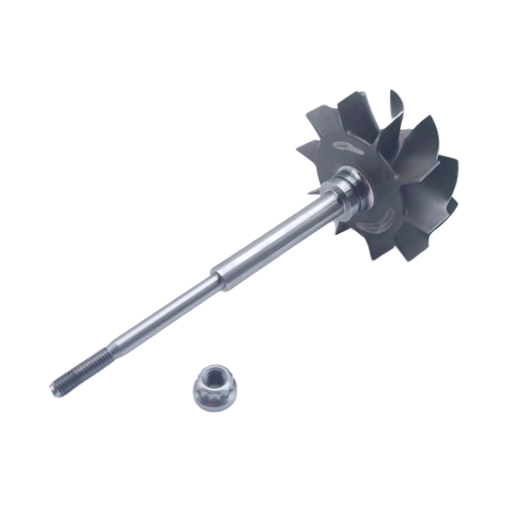  Wheel & Shaft For  HX40 HX40W H1E H1C Turbo 67mm* 76 Mm 10 Blade