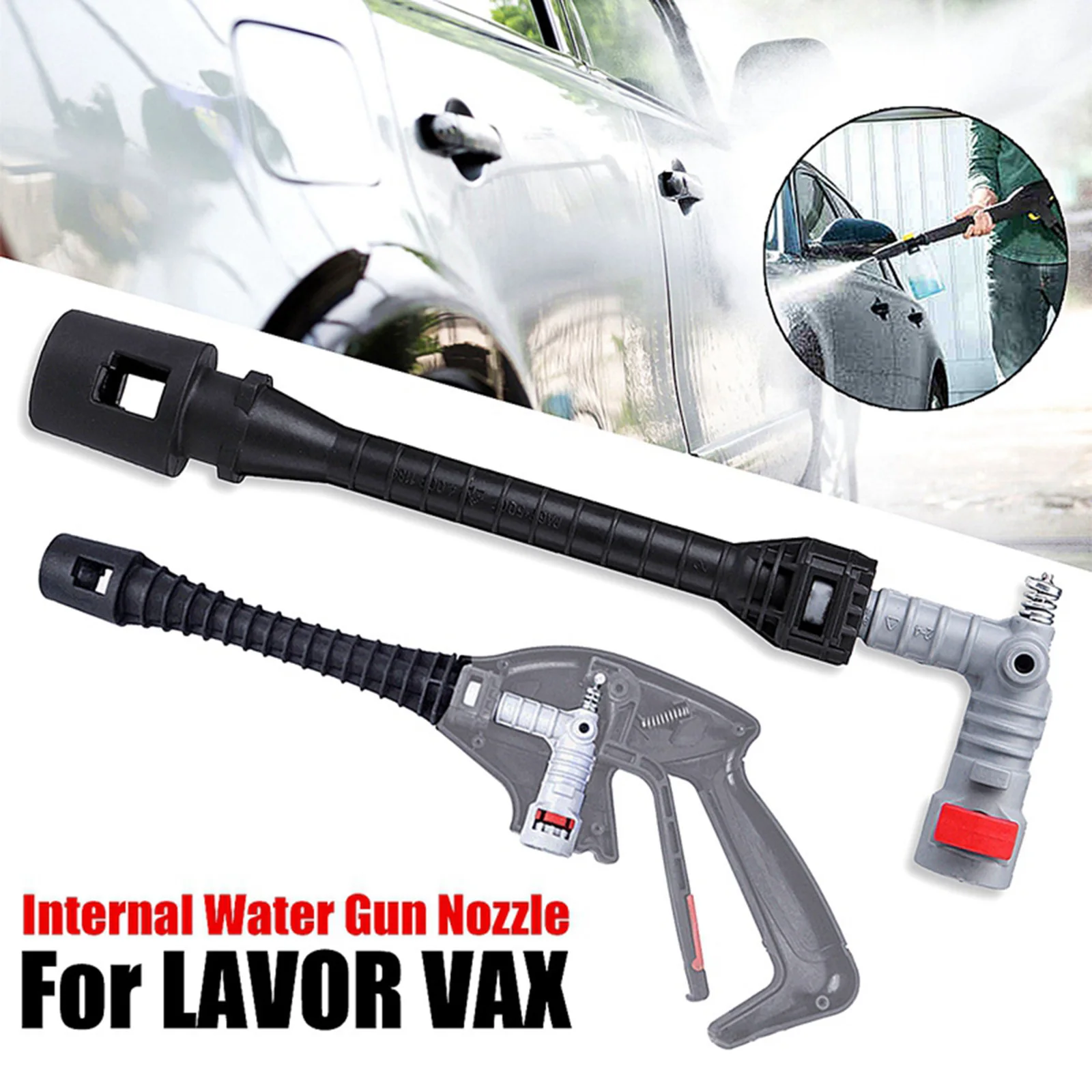 Replacement Pressure Washer Spray Gun Valve High Pressure Water Gun Internal Spare Parts for Lavor Vax Pressure Washer Gun