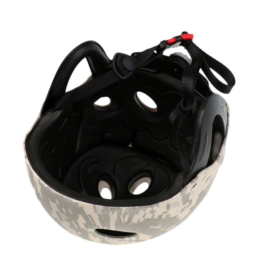 Unisex Premium ABS Water Sports Safety Helmet Kayak Canoe Kitesurfing Sailing Adjustable Hard Cap for Adults Kids