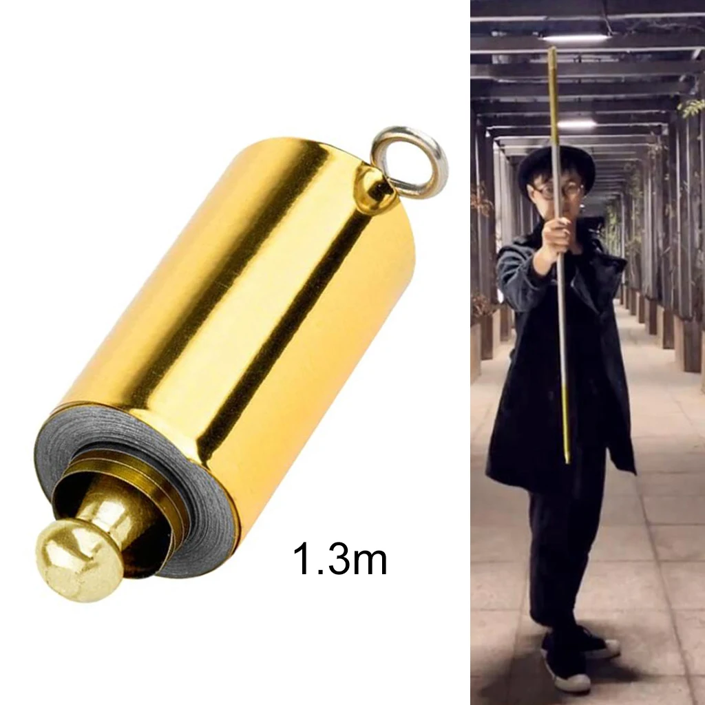 Golden Silver Metal Appearing Cane  Tricks Pocket Staff Rod Cane for Professional ian Stage Street  Performance