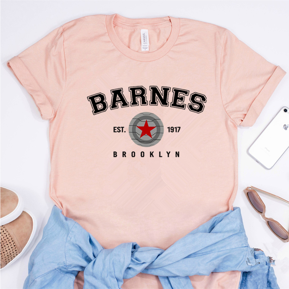 Camiseta de Barnes vintage unissex, camisa Bucky