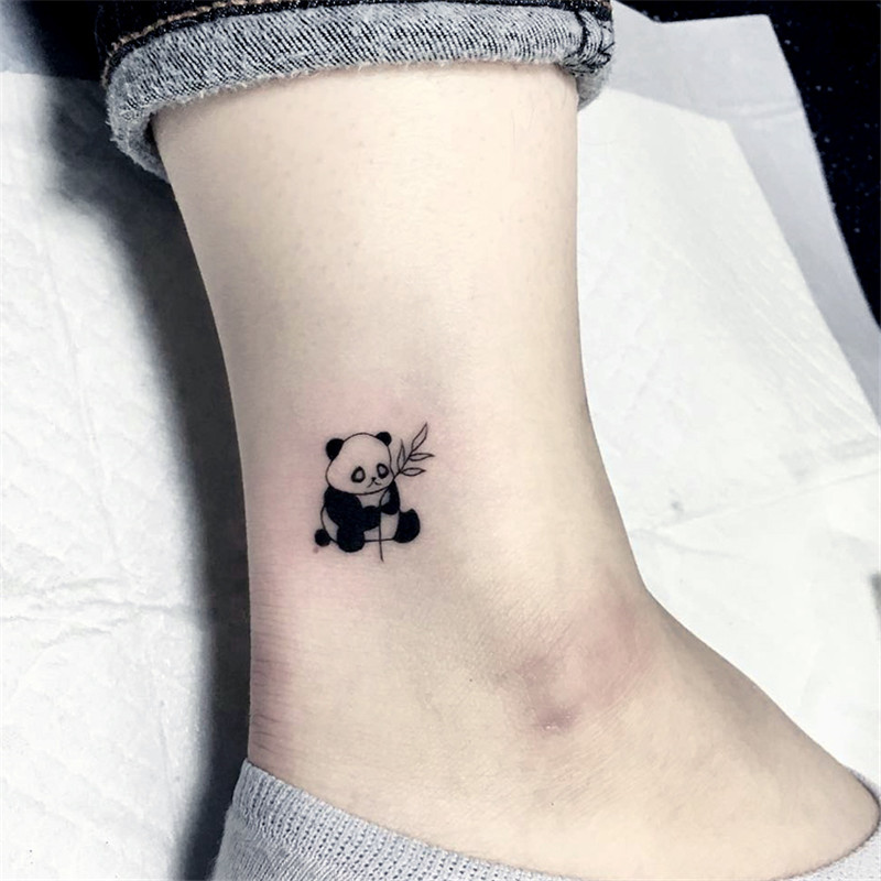 Best of 1Pcs Small Panda Waterproof Temporary Tattoos Black Snake Cat Fox Tattoo Stickers Body Art Fake Taty Cute Tattoos For Men Women Reviews & Tips