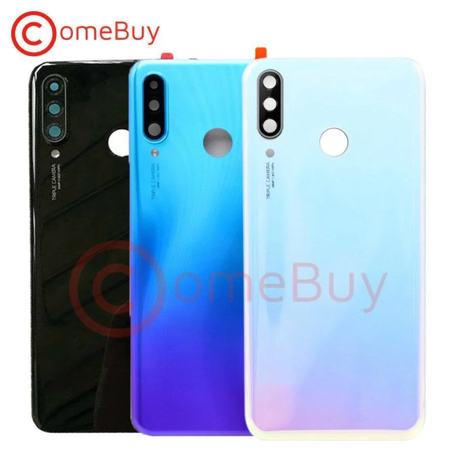 Back Glass Cover For Huawei P30 Lite Battery Cover Back Housing Door Panel Rear Case Replacement For Huawei P30 Lite Back Cover phones with aluminium frame