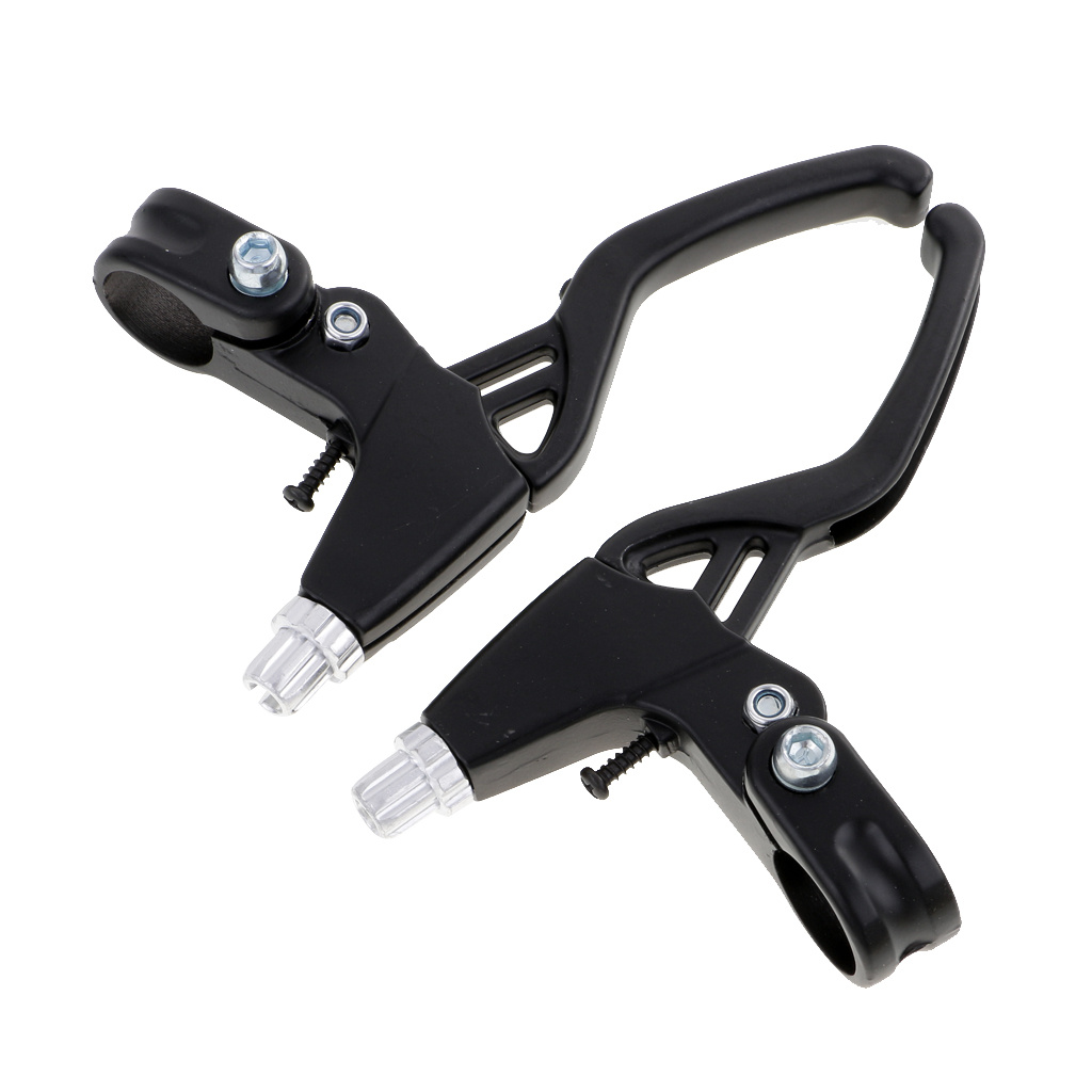 1 Pair Universal BMX Bike Bicycle 2 Finger Alluminum Alloy V Brake Lever Set