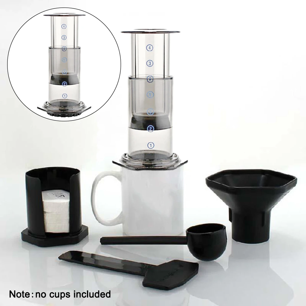 Espresso Coffee Maker 350pcs Filter Paper Handheld for Cafe Travel Camping