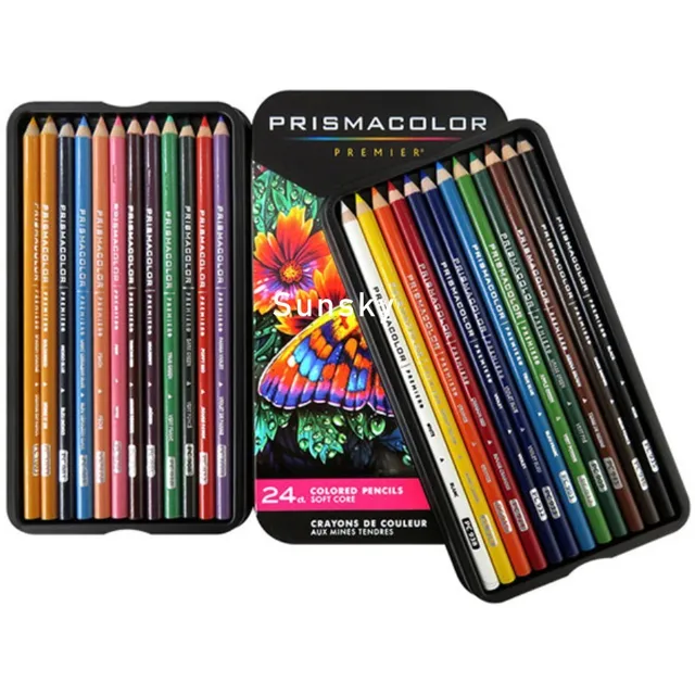 Prismacolor-lápices de colores para colorear, juego de 72 150 lápices de  colores para libros, artista pastel premier, lápiz de pintura oleosa -  AliExpress