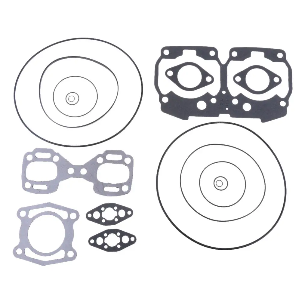 1 Set Silver Motorbike Top-End Gasket Kit Fits Sea Doo 785 787 800 GSX/GTX/XP/SPX