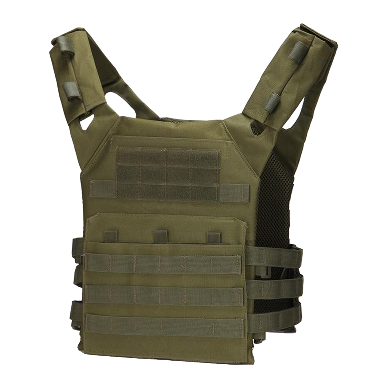 Lightweight Tactical Vest Chest Rig Webbing Plate Vest Waistcoat Jungle Game