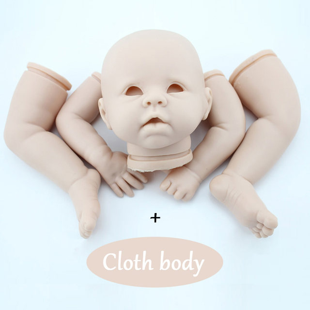 22 Inch Reborn Doll Kit Soft Silicone Vinyl Reborn Doll Accessories DIY Toy  Reborn Doll Mold Reborn Dolls Full Body Silicone