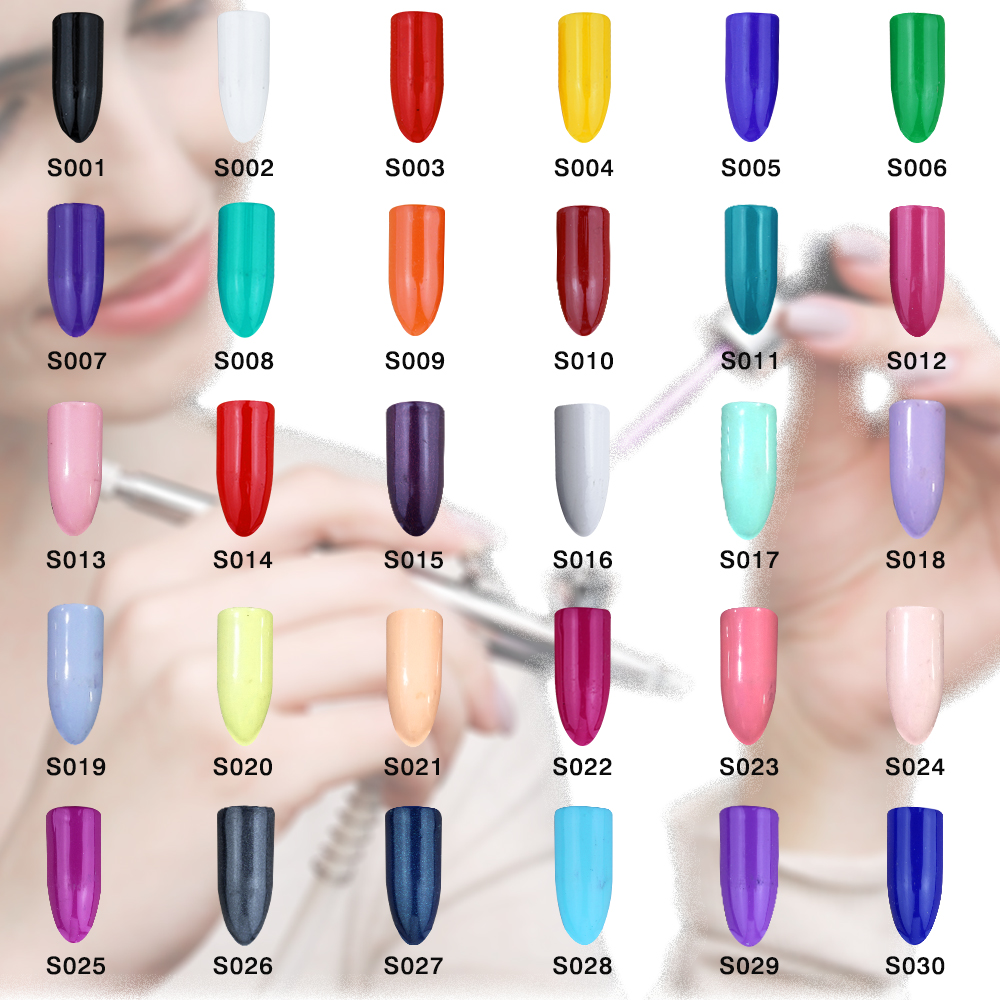 Best of OPHIR Airbrush Nail Gel Manicure UV LED Gel For Airbrush Alcohol Base 3 Step Nail Art Polish Gel 30 Color For Choose S001- Reviews & Tips