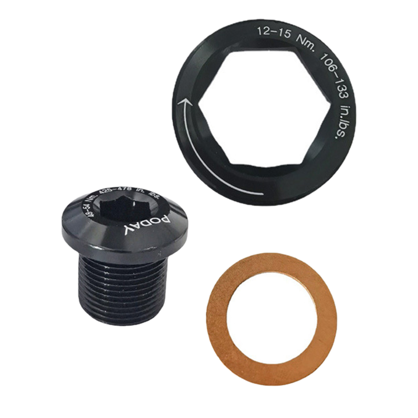 3pcs Crank Arm Screws Durable Aluminum Alloy Threads Crankset Arm Bolt Bracket Bolt for GXP