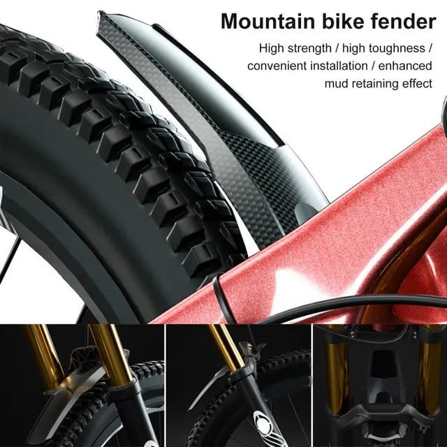 Guardabarros Bicicleta Mtb Textura Carbono Ultra Resistente