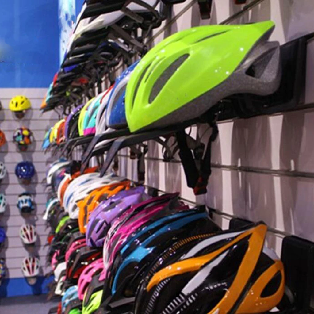 Bicycle Helmet Display Rack Wall Mount Hanger for Motorcycle Bike Helmet Holder Shelf Rack Storage Bracket Racks