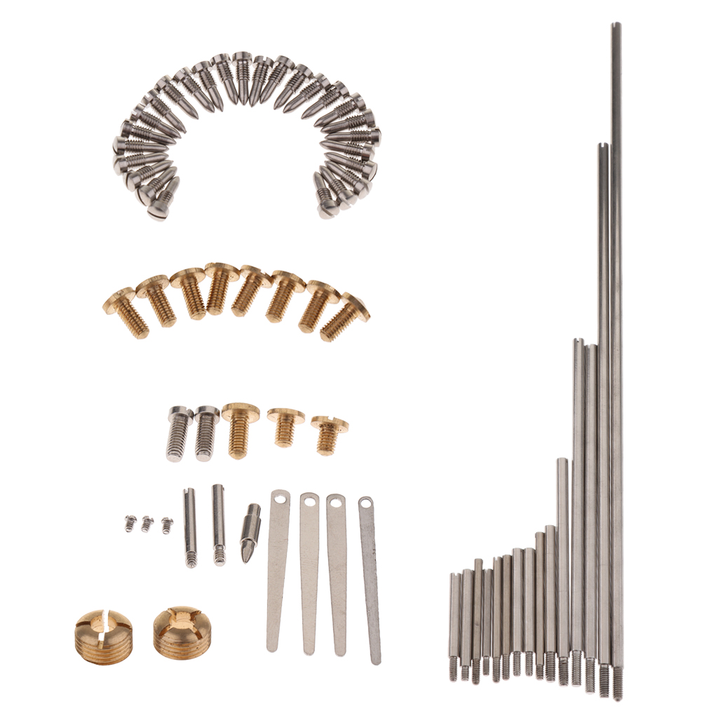 1 Set Saxophone Screws Flat Springs for Alto Tenor Soprano Sax Accessory