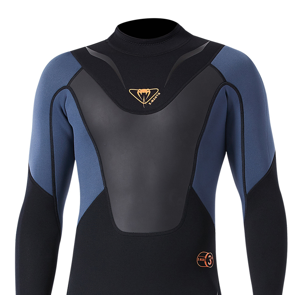 3mm Male Diving Wetsuit One-Piece Diving Suit Jumpsuit Rash Guard Scuba Diving Swimming  Full Body Swimsuit