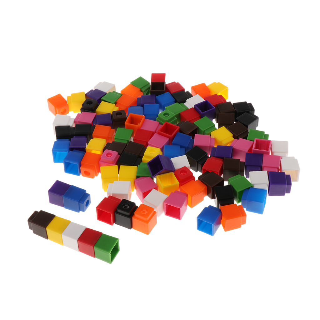 Cubes To Count MathLink Early Education Kids 100pc Cubes 2cm X 2cm X 2cm