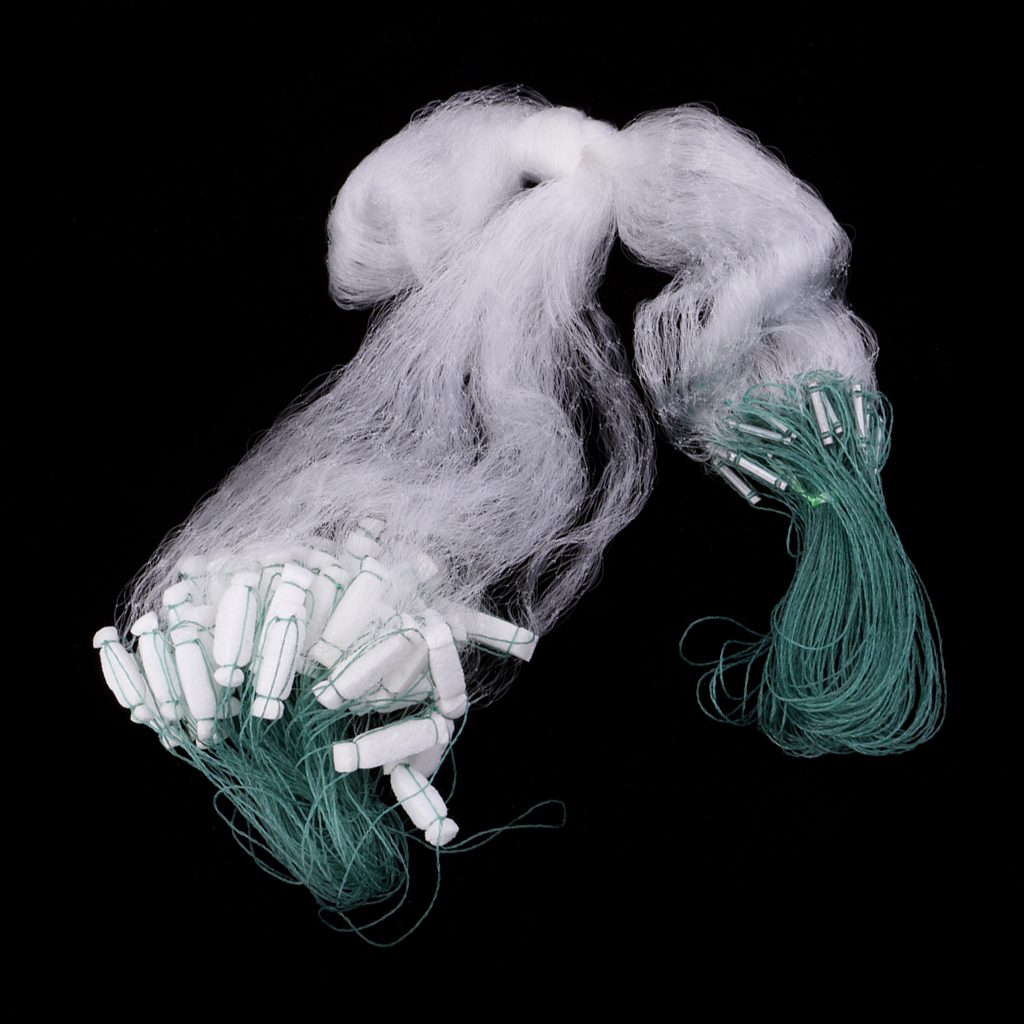 Big Fishing Hand Cast Fish Gill Net Easy Throw - Saltwater Freshwater Net