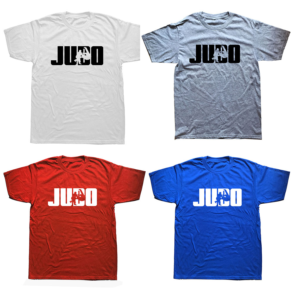 Lustige Kampfkunst Judo Geschenke T Shirts Baumwolle Grafik Streetwear Kurzarm Oansatz Harajuku T-shirt Herren Kleidung – Detail 3