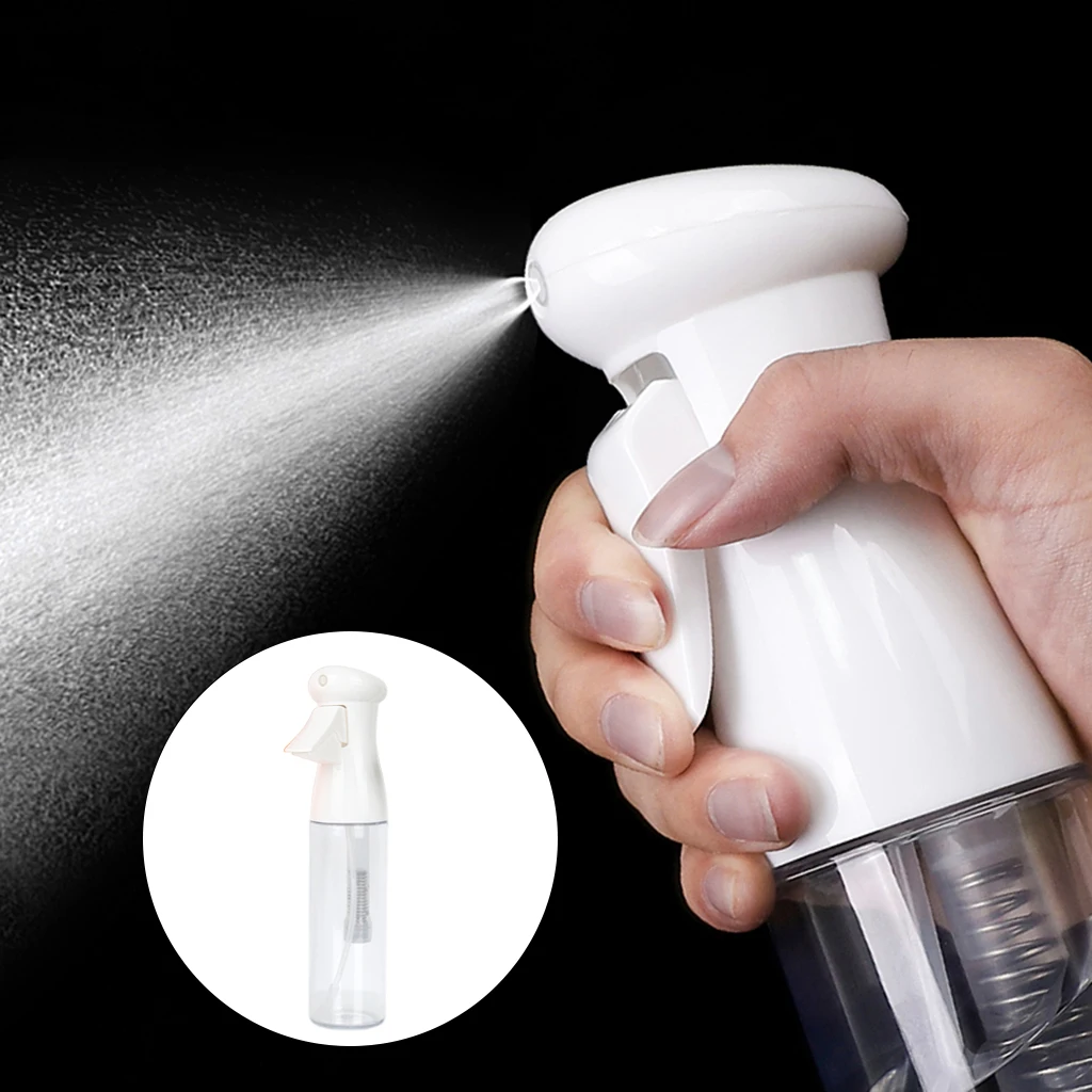 Hair Spray Bottle, Continuous Mist Sprayer for Hairstyling, Cleaning, Plants & Skin Care, 250ml