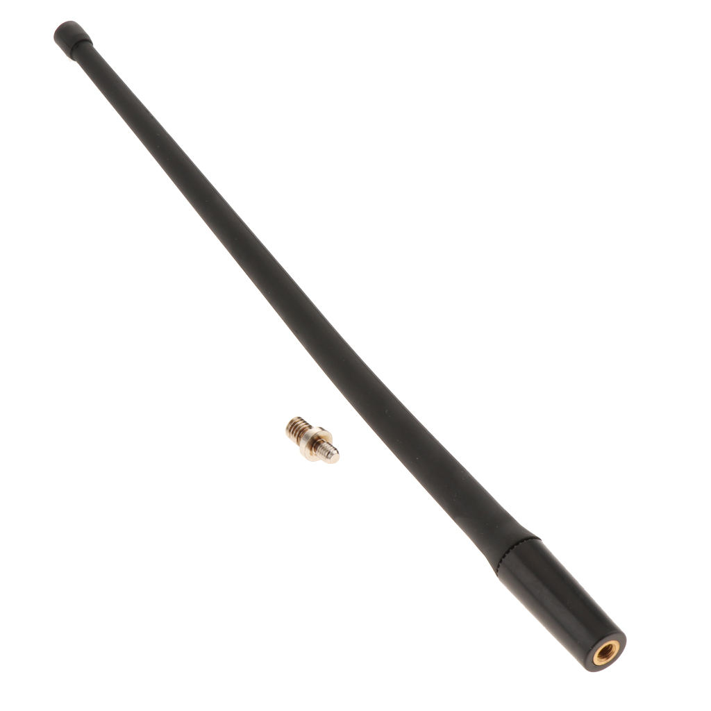 13 Inch Car Off-Road Radio AM/FM Antenna with Strew for (07-19) Jeep Wrangler JK Black