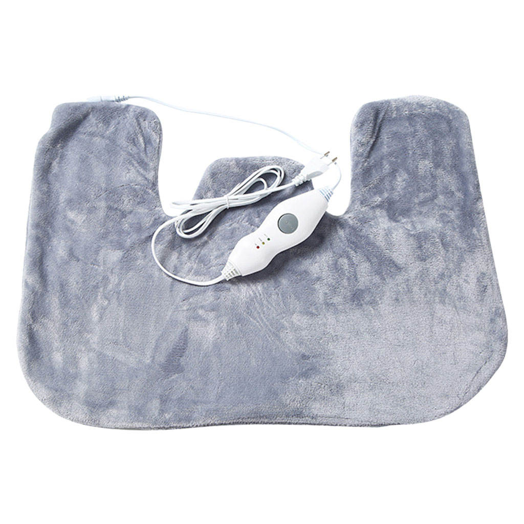 Electric Heating Pad Neck Shoulder Heating Blanket Electric Shawl for EU Adaptor