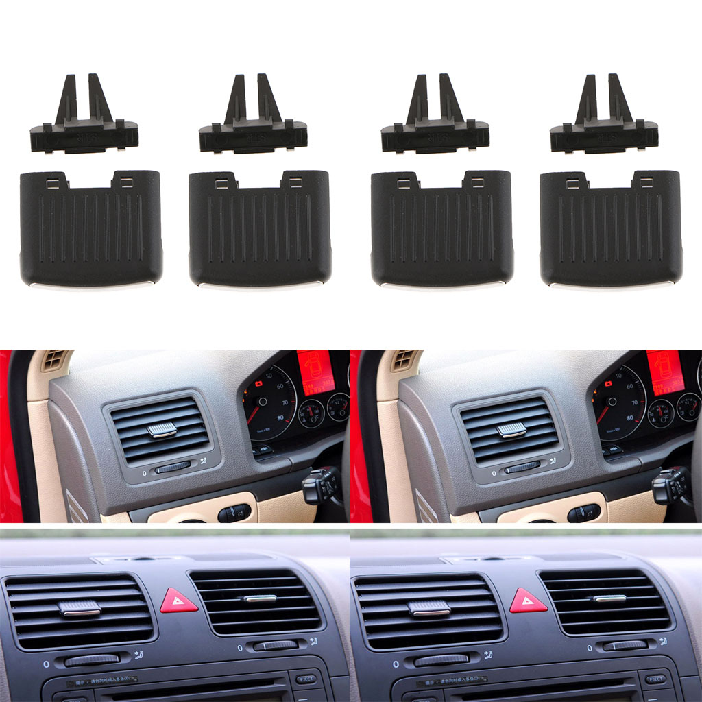 Set of 4 Auto Front A/C Air   Outlet Tab Clip Repair Kit for VW Sagitar, Easy Installation