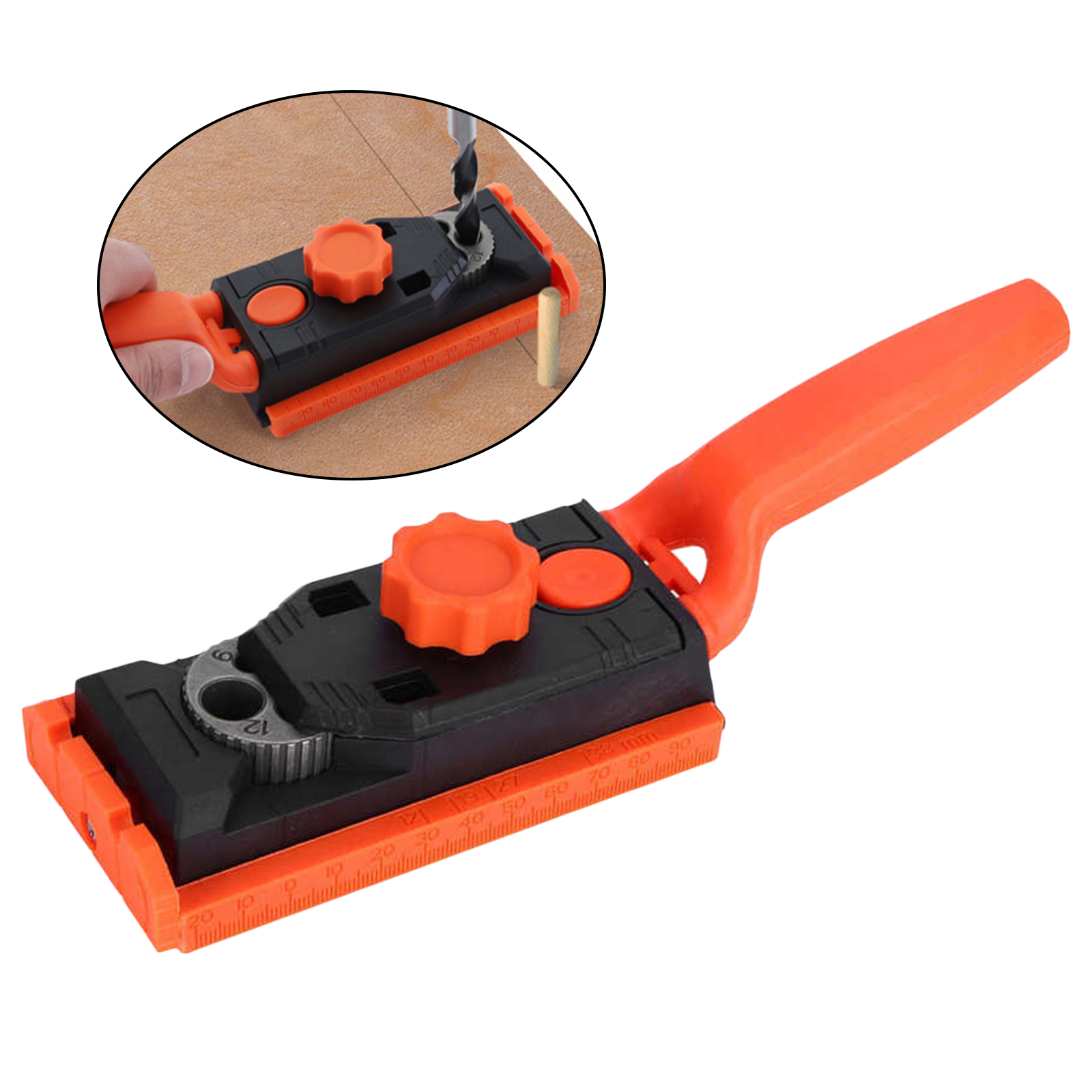 Pocket Hole Clamp Jig Angle Drill Guide Kit Hole Punch Positioner Drill For DIY Woodworking