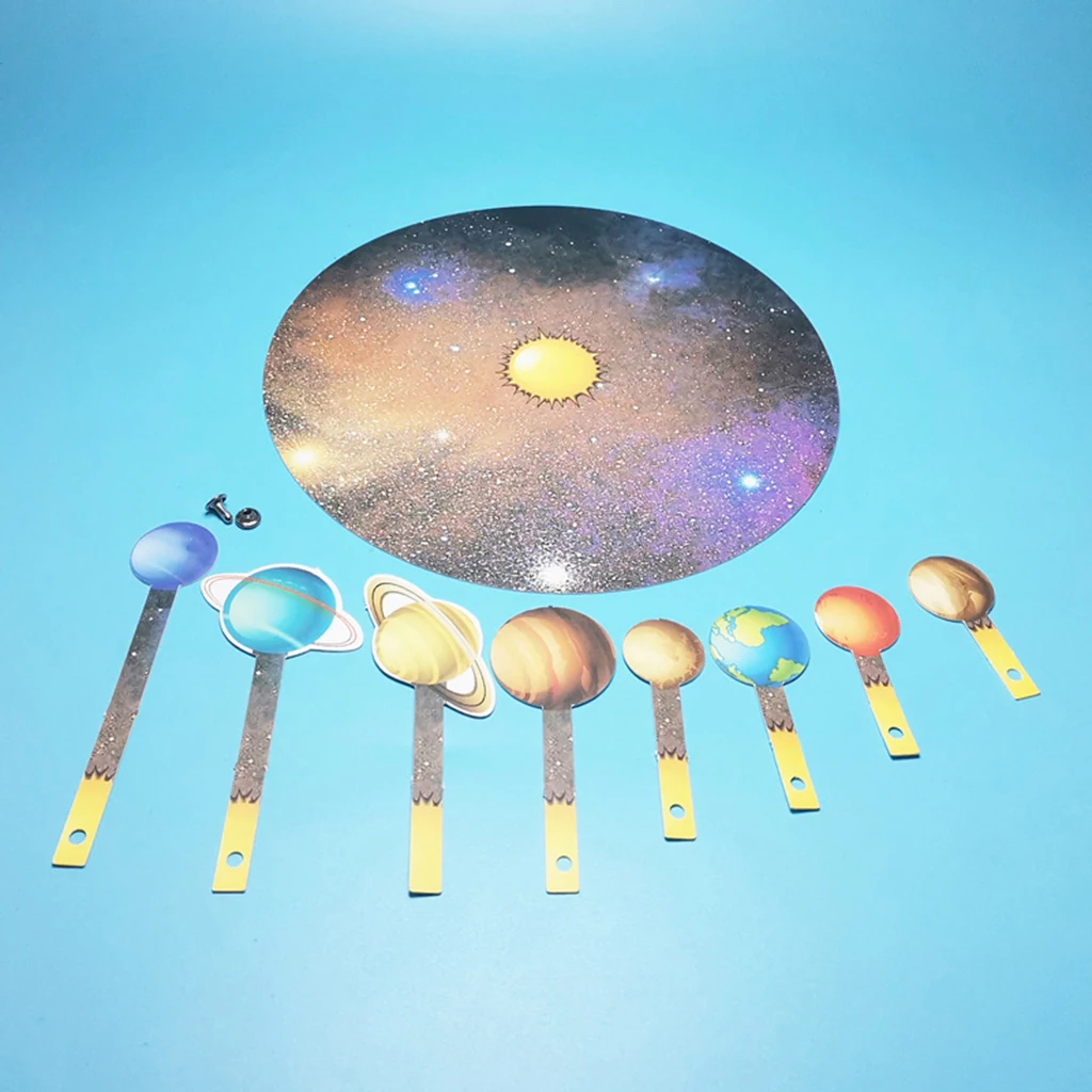 Paper Solar System Toys Planet Learning Toys Brain Teaser for Boys Present